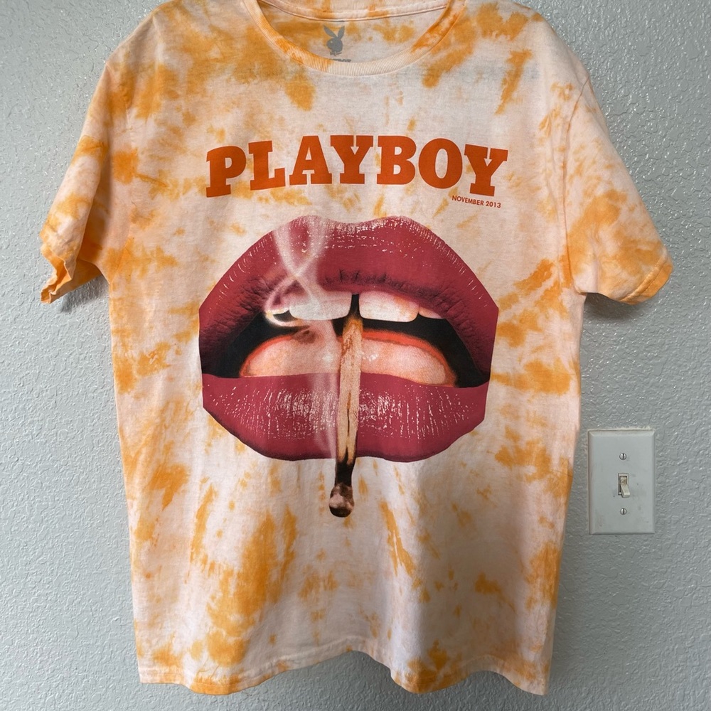 Vintage custom playboy t shirt
